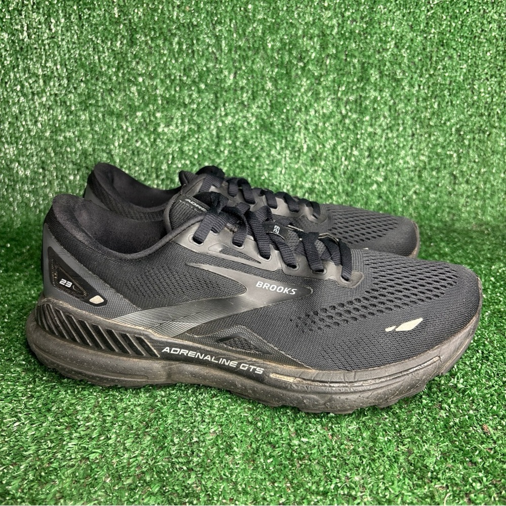 Brooks Shoes Womens Size 9 Black Adrenaline GTS 23 Running Support Sneakers